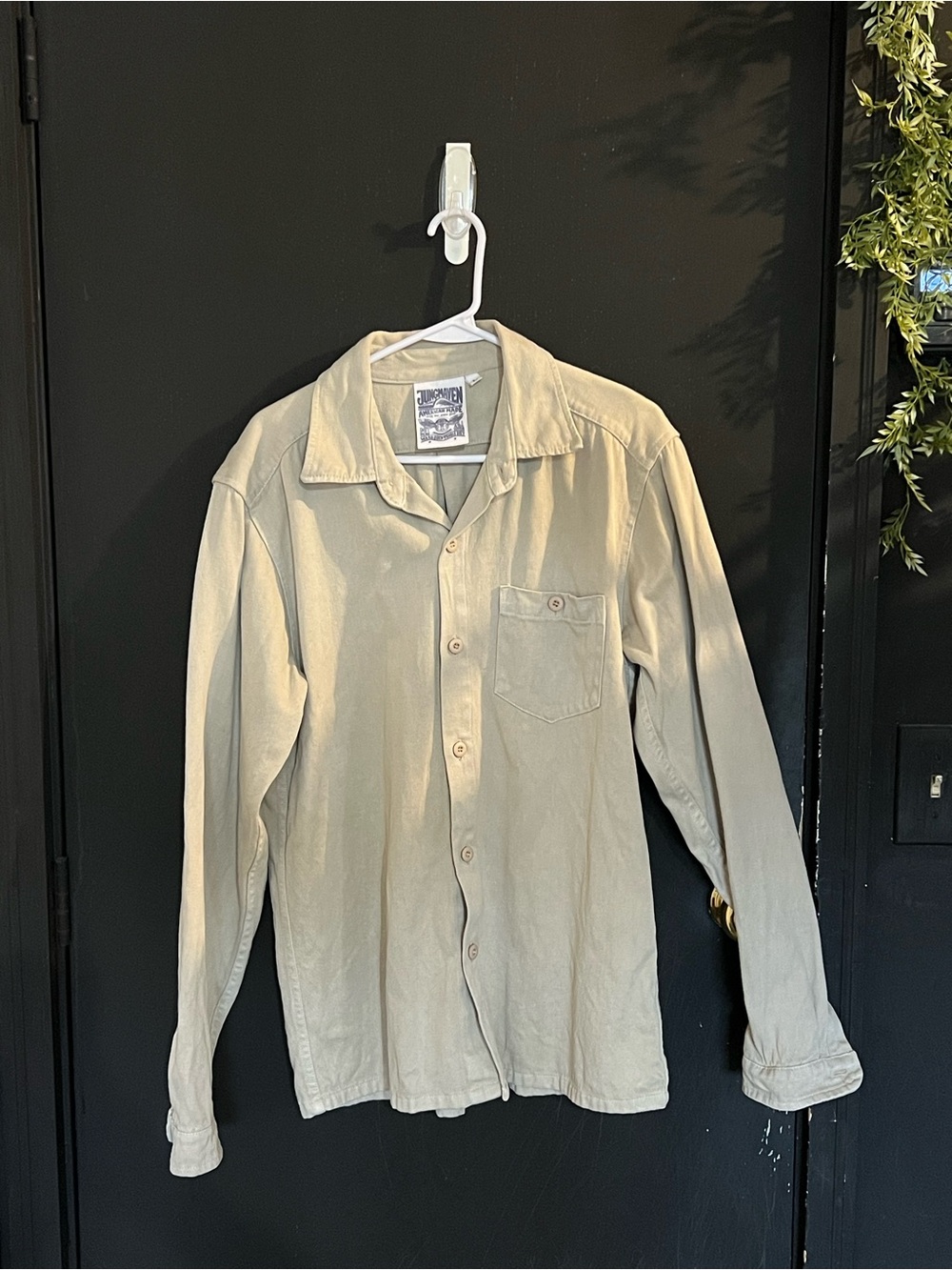 Jungmaven Hemp Over Shirt Jacket in Stone